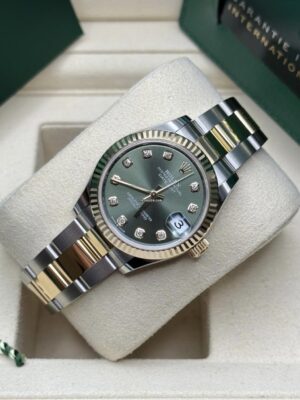 DATEJUST 178243 MIDSIZE 31MM BI METAL BOX AND PAPERS