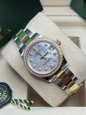 DATEJUST 178243 MIDSIZE 31MM BI METAL BOX AND PAPERS