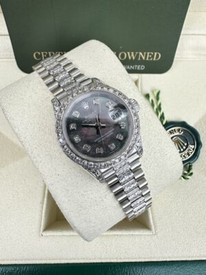 ROLEX WHITE GOLD DATEJUST 26MM BOX PAPERS