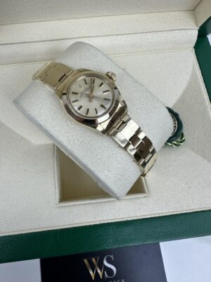 ROLEX LADIES FULL GOLD BOX AND CERTIFICATES