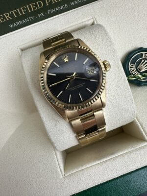 ROLEX 18K YELLOW GOLD DATEJUST 31MM