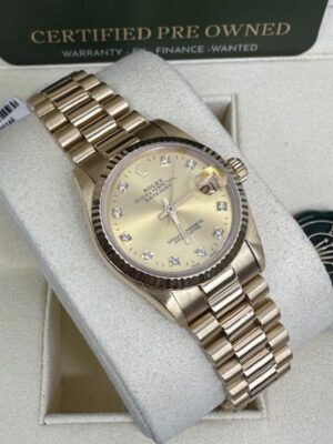 ROLEX 18K YELLOW GOLD DATEJUST 31MM