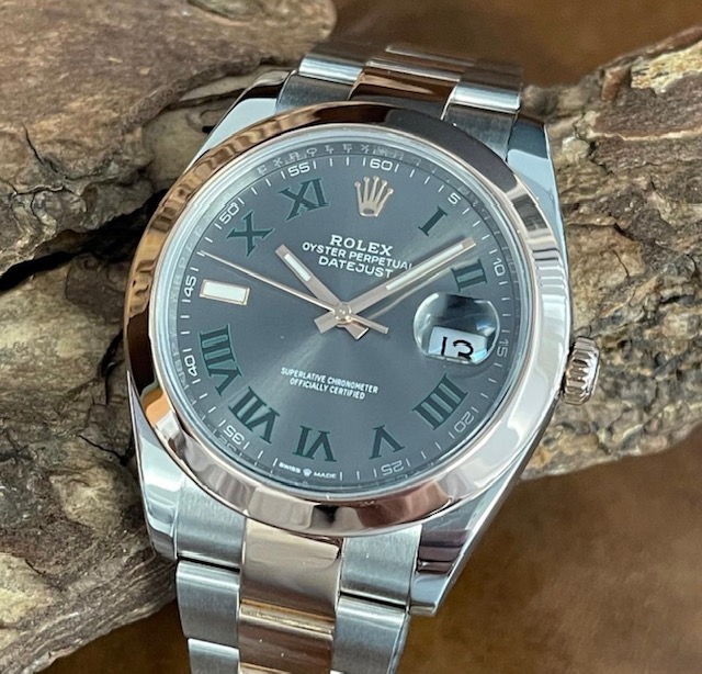 ROLEX WIMBLEDON ROSE GOLD 41MM DATEJUST 126301