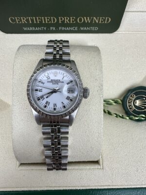 LADIES 26MM DATE STEEL